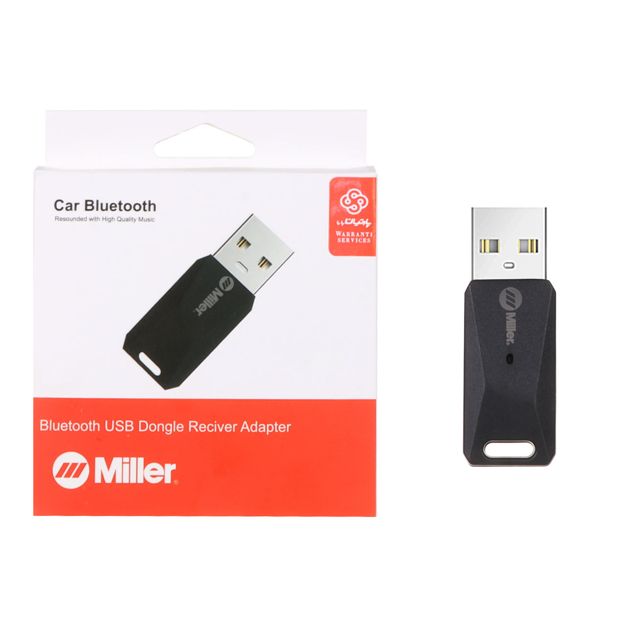 دانگل بلوتوث خودرو Miller مدل MA-605 - مشکی (گارانتی پارتیان پایا)